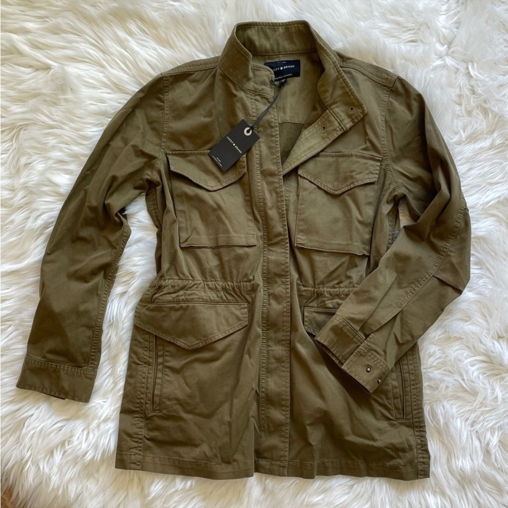 Lucky Brand Olive Green Utility Jacket